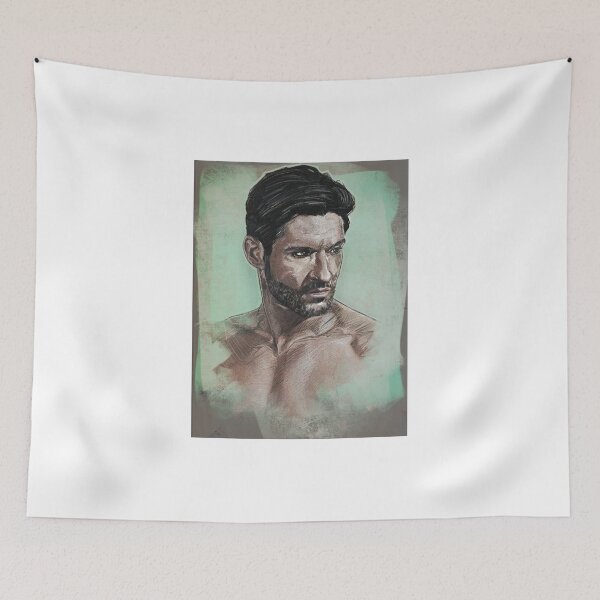 Item preview, Tom Ellis Lucifer Morningstar Portrait designed and sold by elizachadwick.