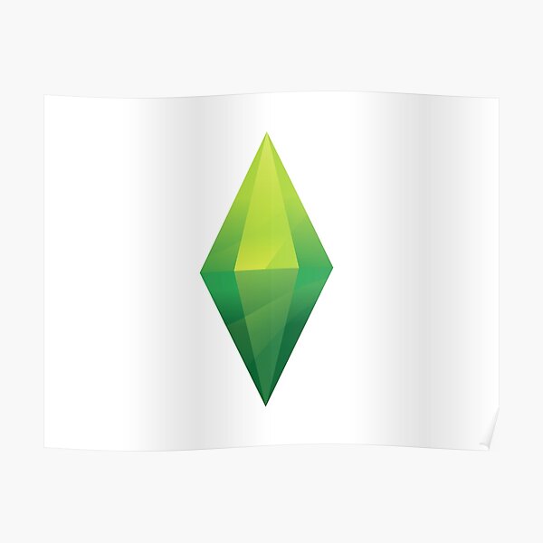 Plumbob The Sims Poster For Sale By Nicbelles Redbubble