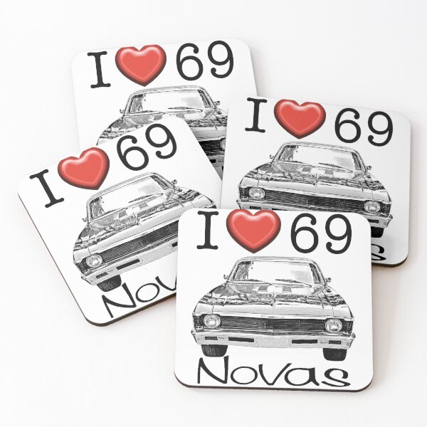 Item preview, I love 69 Nova designed and sold by CoolCarVideos.