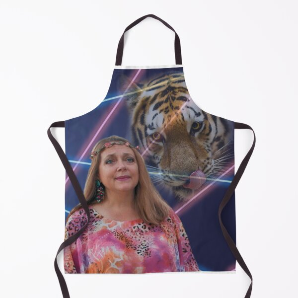 Item preview, Carole Baskin And Tiger Lasers 80s Yearbook Montage Tiger King designed and sold by thetshirtworks.