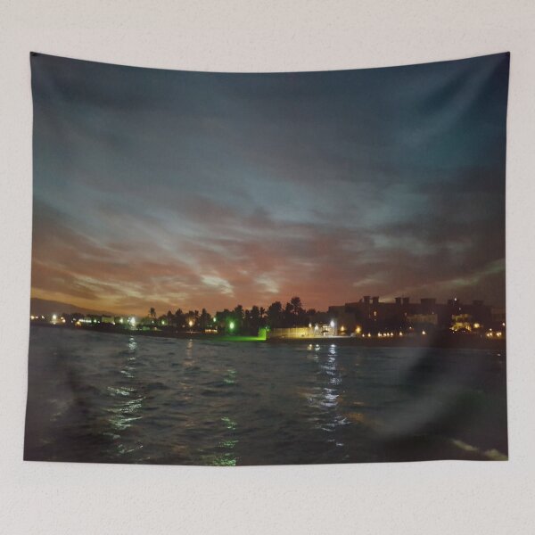 Item preview, Cloudy Sky by the Ocean at Night designed and sold by SanJo2000.