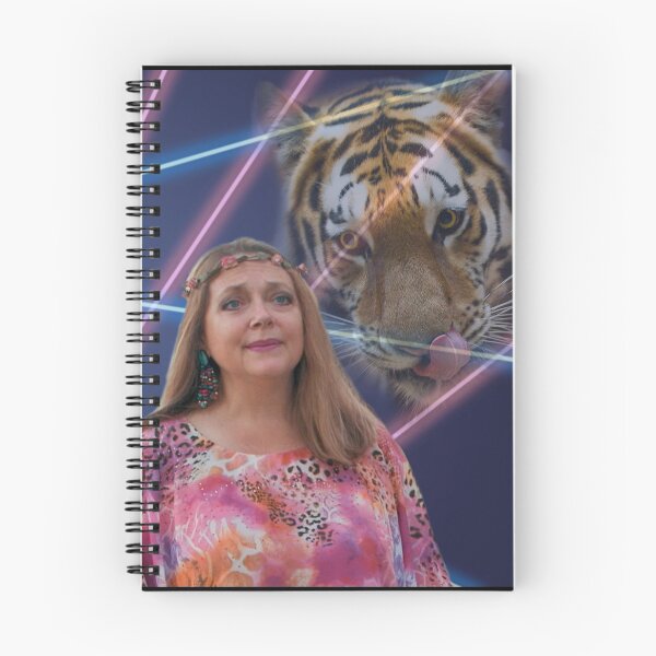 Item preview, Carole Baskin And Tiger Lasers 80s Yearbook Montage Tiger King designed and sold by thetshirtworks.