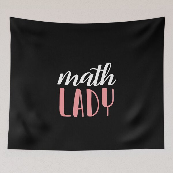 Item preview, math lady - math girl designed and sold by BAISSANE.