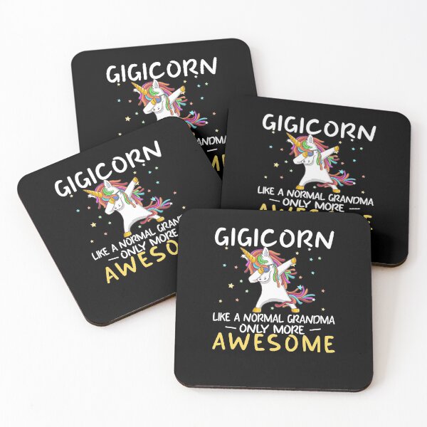 Artikelvorschau, Gigicorn Geburtstag Gaga Einhorn Geschenk entworfen und verkauft von zedesignn.