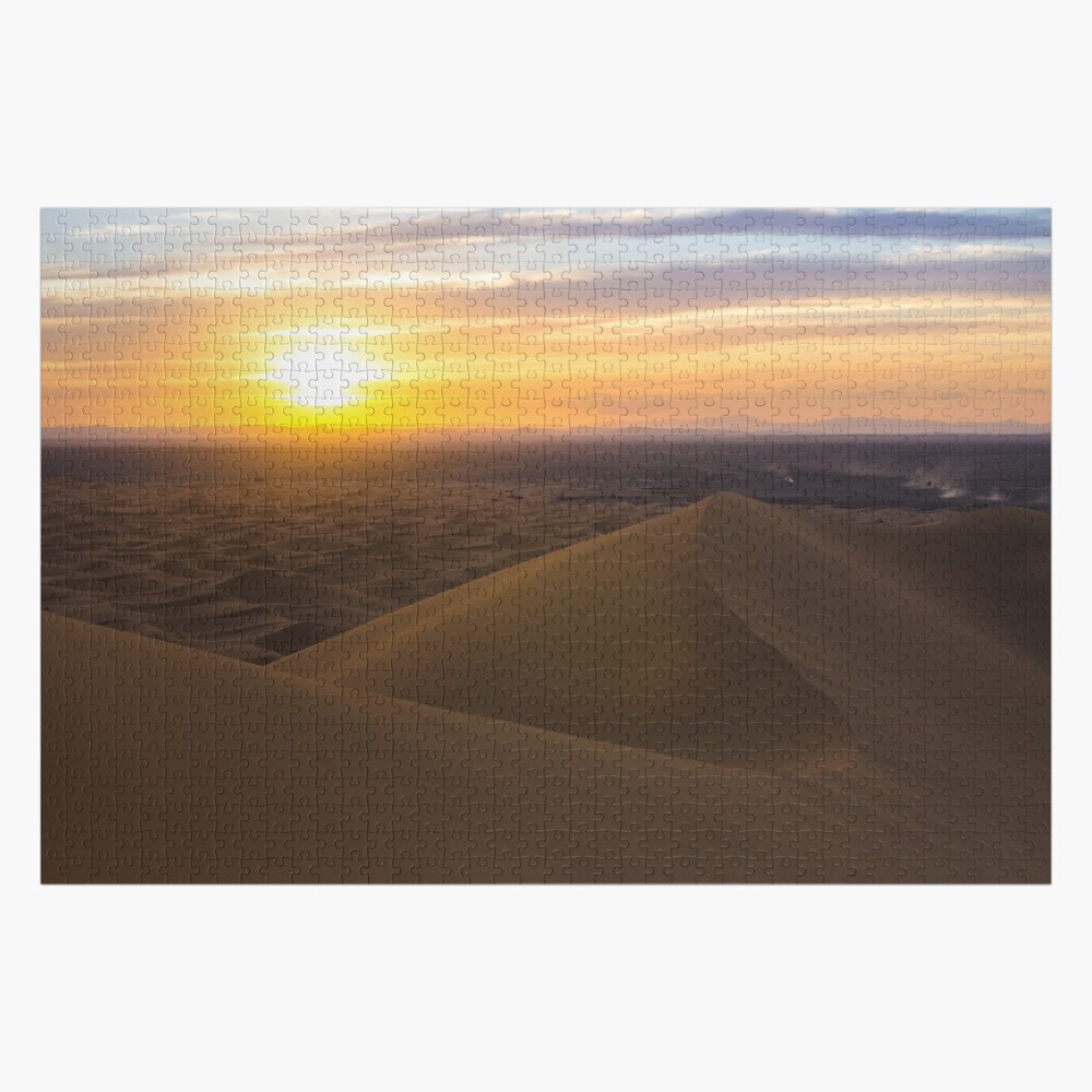 Sunset in the Sahara Desert Jigsaw Puzzle