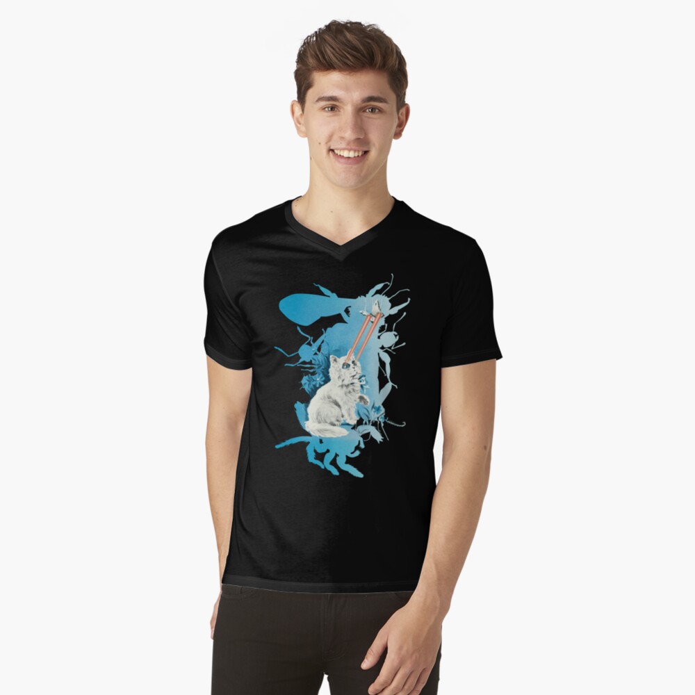 Item preview, V-Neck T-Shirt designed and sold by jabwai.