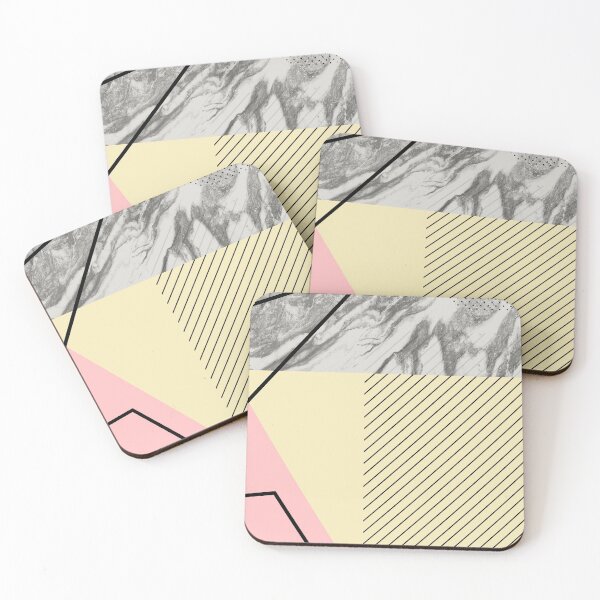 Item preview, Pink yellow gray marble designed and sold by Jenmag.