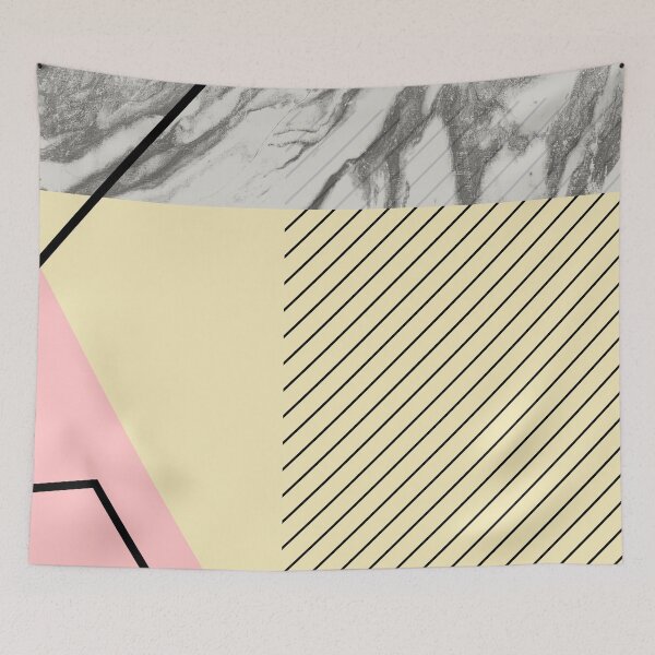Item preview, Pink yellow gray marble designed and sold by Jenmag.