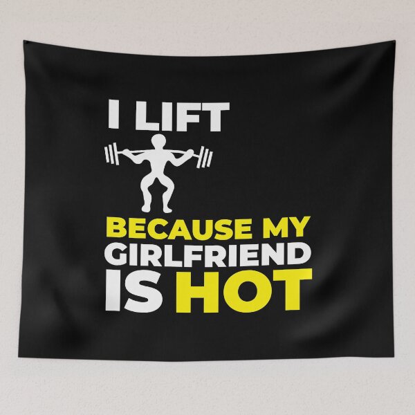 Item preview, I lift because my girlfriend is hot designed and sold by Statim.