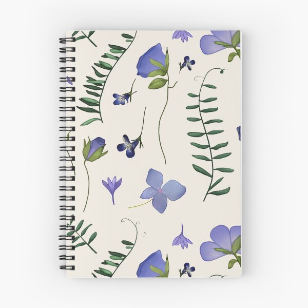 Item preview, Blue Wildflowers designed and sold by Yellow Book Designs.