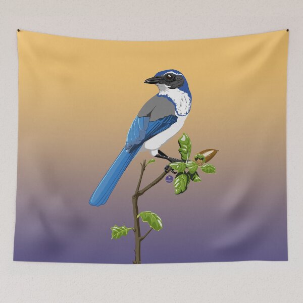 Item preview, California Scrub-Jay designed and sold by BennuBirdy.