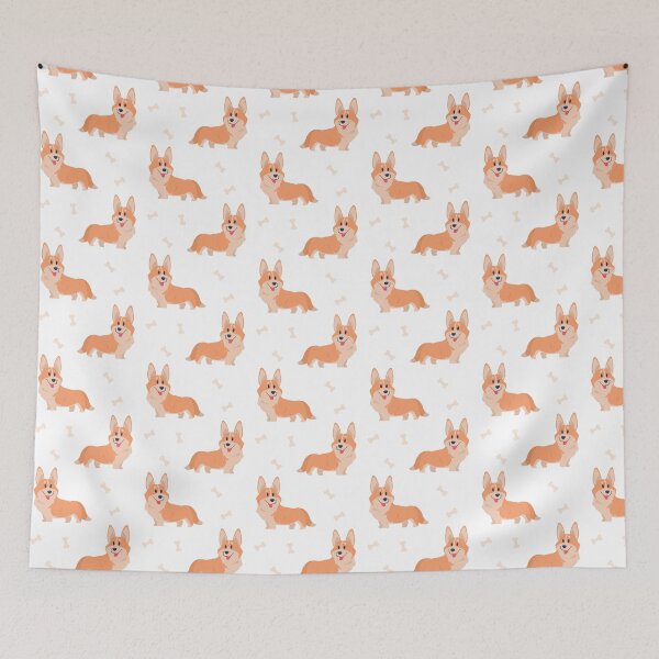Item preview, Incorgnito corgi dog pattern designed and sold by givemedogs.
