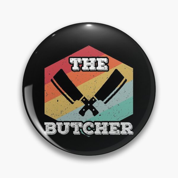 Artikelvorschau, Retro The Butcher Geschenk Vintage gekreuzte Fleischbeil entworfen und verkauft von Dan66.