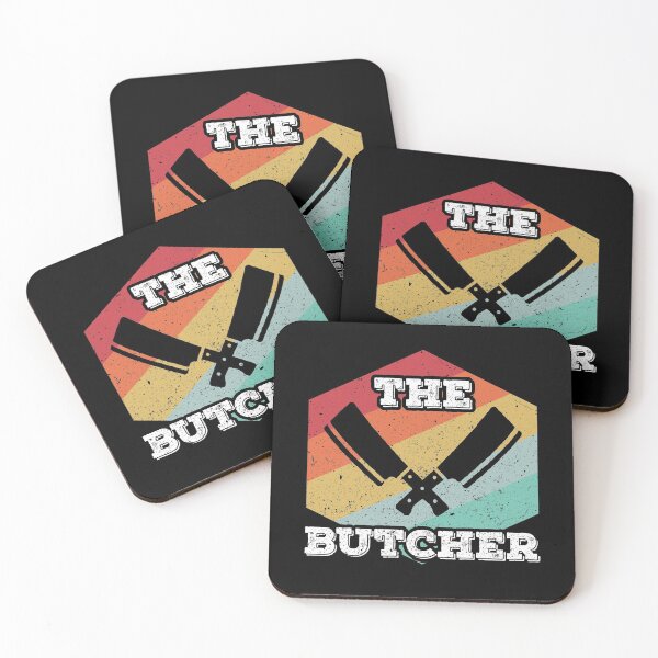 Item preview, Retro The Butcher Gift Vintage Crossed Meat Cleavers designed and sold by Dan66.