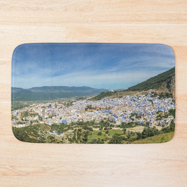 Item preview, The town of Chefchaouen, Morocco designed and sold by wanderingfools.