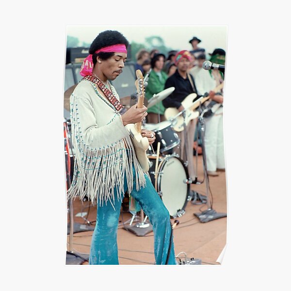 jimi hendrix woodstock 1969 Poster