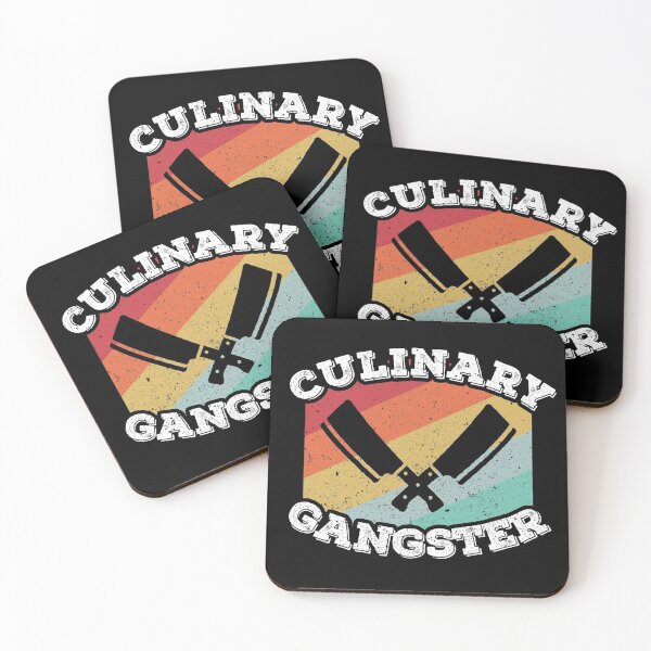 Item preview, Culinary Gangster Retro Chef Meat Cleaver Gift designed and sold by Dan66.