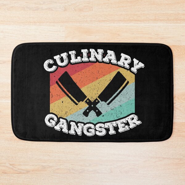 Item preview, Culinary Gangster Retro Chef Meat Cleaver Gift designed and sold by Dan66.