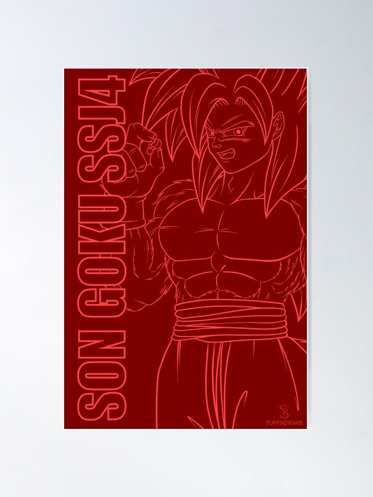 My OC Kala in her Ssj5 Form no Background Art Board Print for