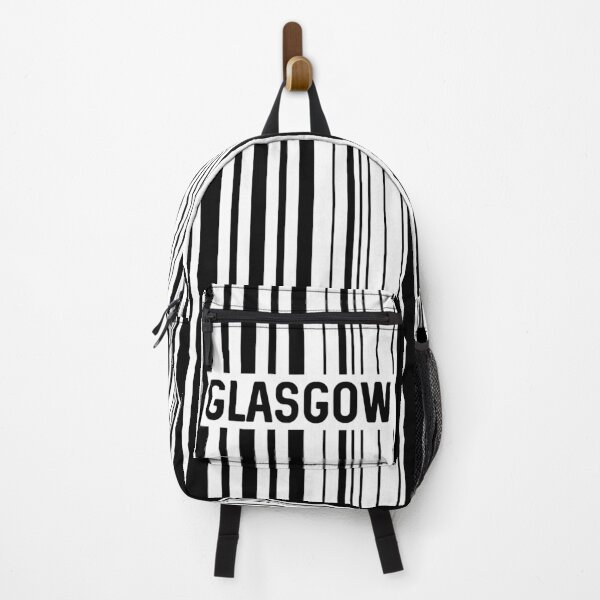 Item preview, Glasgow Bar Code Design (Black) designed and sold by MacPean.