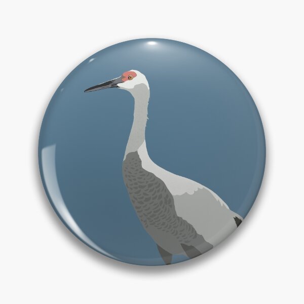 Item preview, Sandhill Crane Digital Portrait designed and sold by CovertlyMade.
