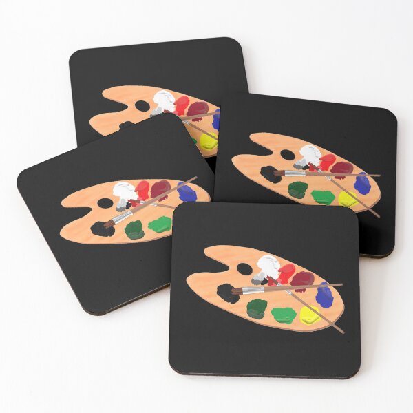 Item preview, Wooden Artist Palette Black designed and sold by ArtByLM.
