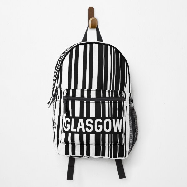 Item preview, Glasgow Bar Code Design (White) designed and sold by MacPean.
