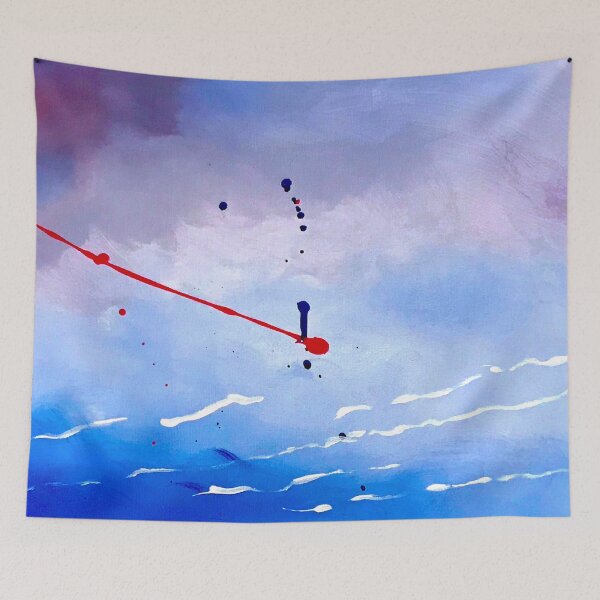 Item preview, Blue, Pink Too designed and sold by ArtEveryDay369.