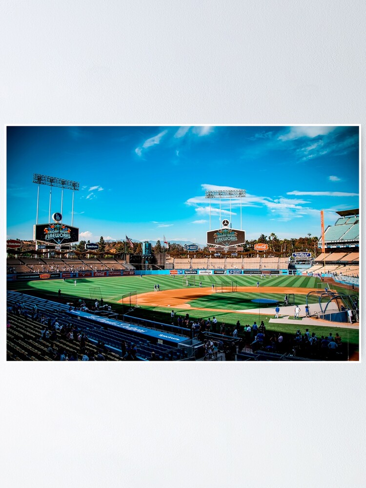 "Dodger Stadium" Poster for Sale by TannerVisuals Redbubble