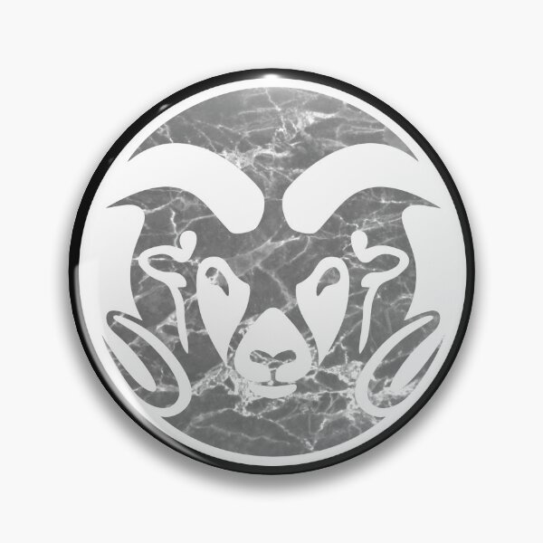 Item preview, CSU Rams Black Marble Logo designed and sold by riverotterellie.
