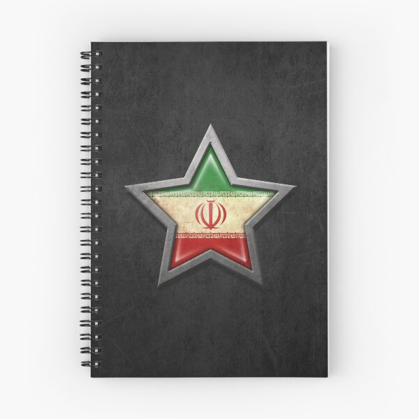 Item preview, Iranian Flag Inside of an Aged and Scratched Star designed and sold by JeffBartels.