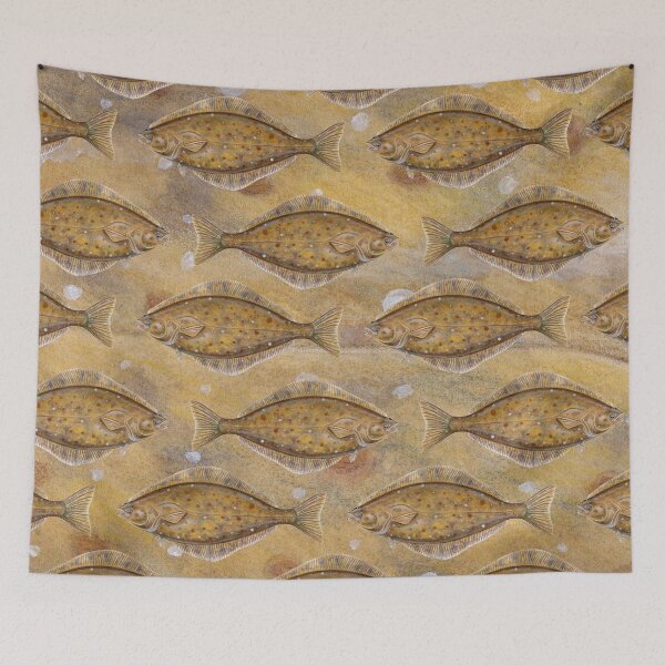 Item preview, Pacific Halibut (Hippoglossus stenolopsis) designed and sold by Tamara Clark.