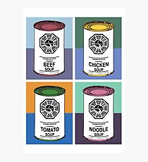 Dharma Initiative Soup Cans Photographic Print
