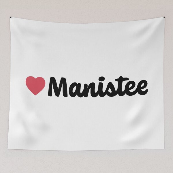 Item preview, Manistee Heart Script designed and sold by modeoftravel.