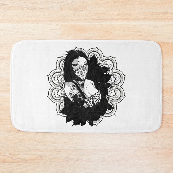 Item preview, Tattoo girl with roses. designed and sold by emphatic.