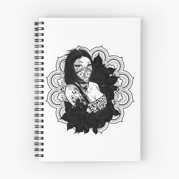 Item preview, Tattoo girl with roses. designed and sold by emphatic.