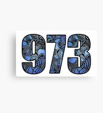 973 Doodle Canvas Print