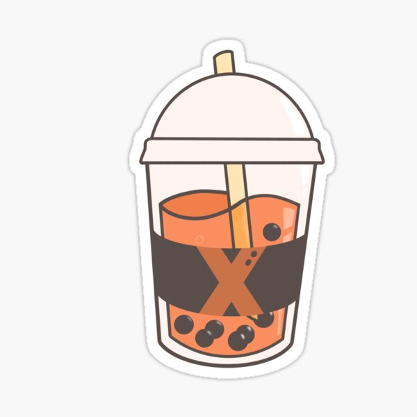BNHA - BAKUGOU BUBBLE TEA Glossy Sticker