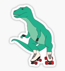 Tyrollersaurus Rex Sticker