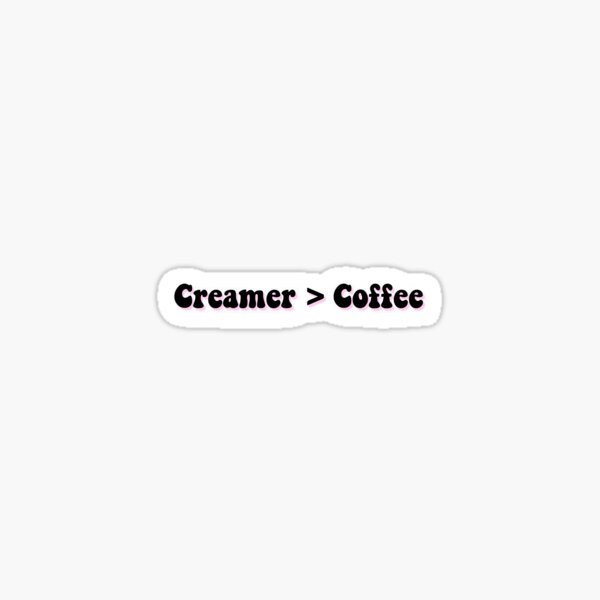  DECAL ONLY Coffee Creamer Jar Label/Kitchen Creamer Jar Vinyl  Decal, Kitchen Jar Stickers, Kitchen Organization Labels (5 inch decal) :  Handmade Products