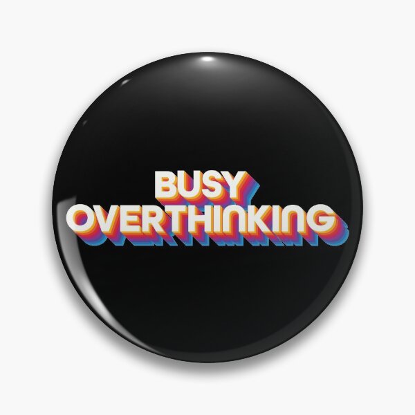 Item preview, Busy Overthinking -  Retro Style Colorful designed and sold by AmpersandCuster.