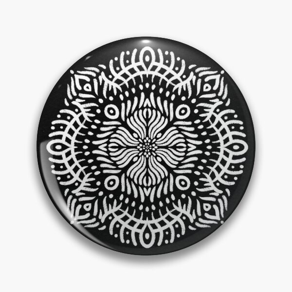 Item preview, Inner Flow Black and White Mandala designed and sold by worktheangle.