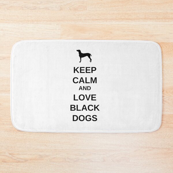 Item preview, Keep Calm and Love Black Dogs - white designed and sold by oxoxoxo.