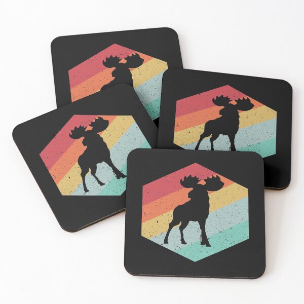 Item preview, Retro Moose Vintage Elk Gift designed and sold by Dan66.