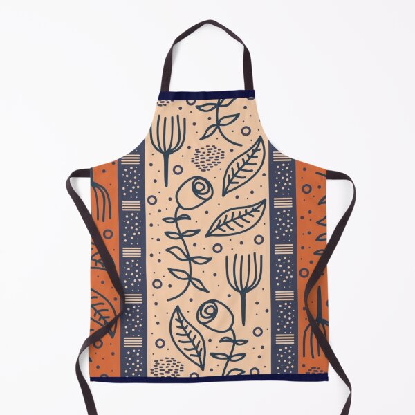 Item preview, Blue leaf on orange blue background designed and sold by Lisa Johnson.
