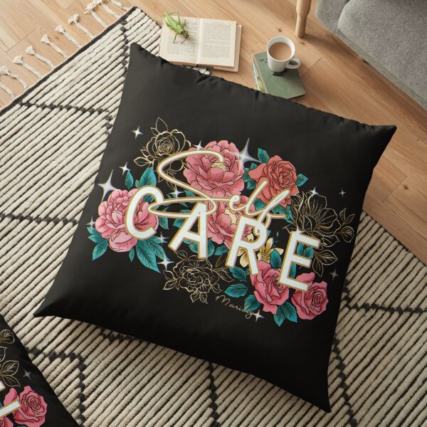 self care - night Floor Pillow
