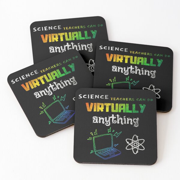 Item preview, SCIENCE TEACHERS CAN DO VIRTUALLY ANYTHING RAINBOW designed and sold by NiceSign.