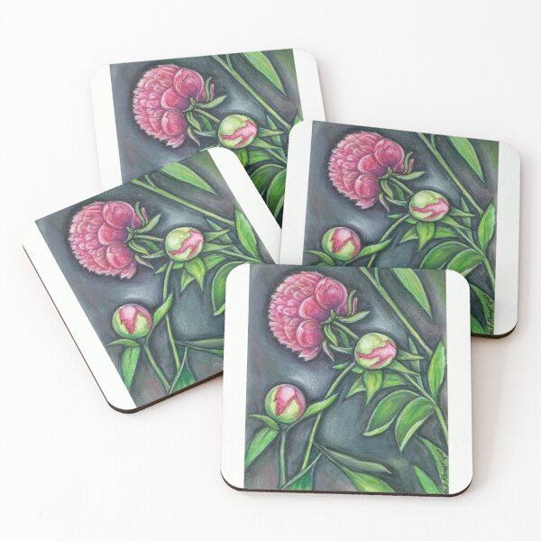 Item preview, Moonlit Peonies designed and sold by Linda Nielsen.