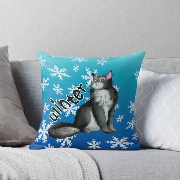 Item preview, Winter black and white maine coon designed and sold by CuisineCat.