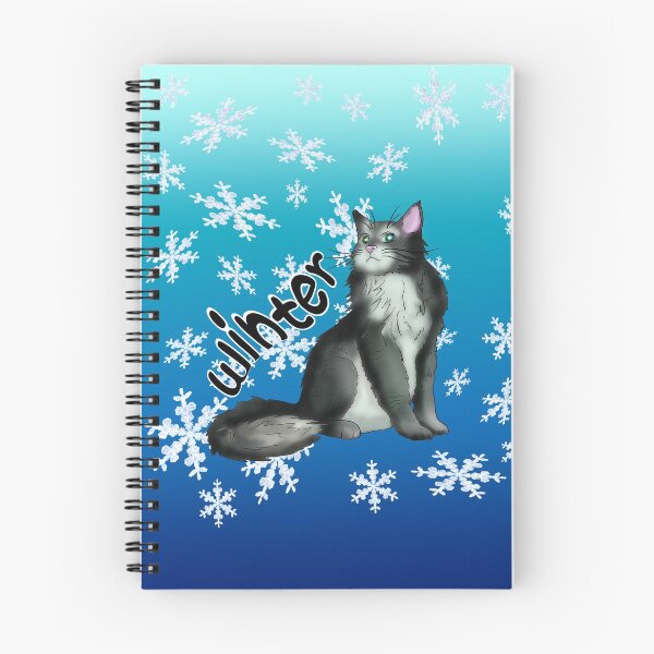 Item preview, Winter black and white maine coon designed and sold by CuisineCat.